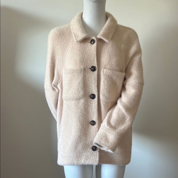 Anthropologie GREYLIN Jacket Shacket Oversized Button Down Jacket Size M - Picture 4 of 12